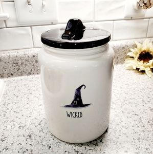 HTF Rae Dunn *wicked* Canister